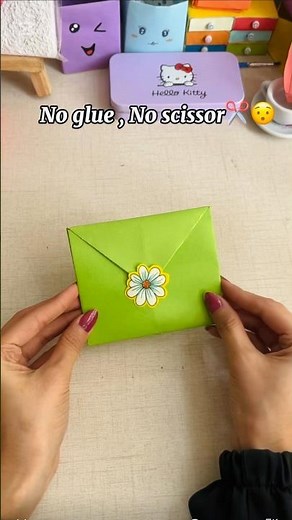 Easy origami | how to make a paper envelope | paper envelope #shorts