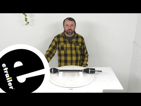 etrailer | Review of GSP ATV-UTV Axles - Heavy Duty Custom Fit Front Left CV Axle Assembly - GSP65FR