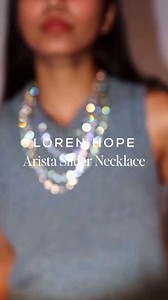 A classic piece for your jewelry box. The Arista Necklace is available in a multitude of colors, making it ideal for layering and gifting. | Loren Hope | Facebook