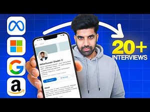 LinkedIn profile for Freshers (This Strategy Got Me 20+ Interview Calls)