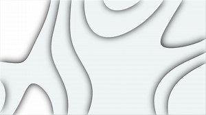 White cut curve abstract background pattern of lines and waves