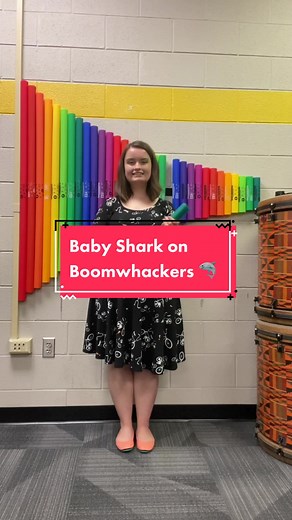 #babyshark on #boomwhackers #music #fun #teacher