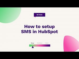 How to setup SMS in HubSpot | HubSpot Help