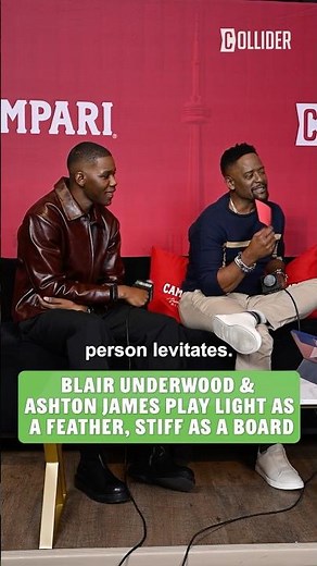 Blair Underwood & Aston James Kept it Light as a Feather, Stiff as a Board at #tiff2025