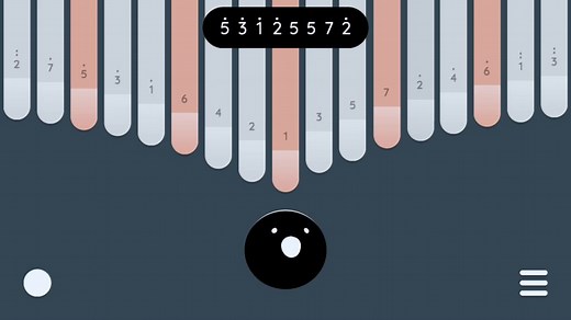 Peppa Pig Theme Intro Kalimba Tabs Letter & Number Notes Tutorial - KalimbaTabs.net