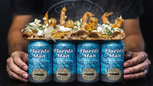 Florida Man Pizza — Made with IPA Beer Pizza Dough