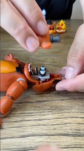 Assembling Classic Freddy Jazwares Endo Series #asmr #toys #freddy #jazwares #shorts #endoskeleton