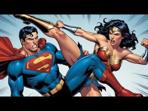 Superman and wonder woman make up after fight