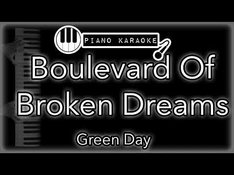 Boulevard Of Broken Dreams - Green Day - Piano Karaoke Instrumental