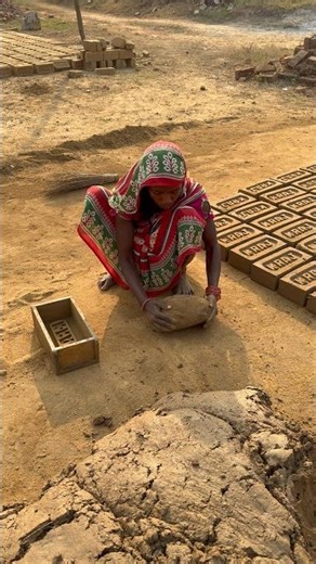 Traditional Brick Making in Rural India | Amazing Process #brickmaking #brickmakingprocess