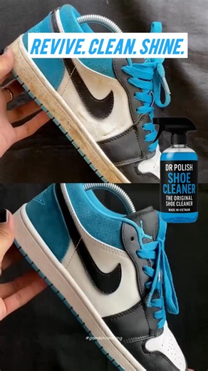 162K views · 21 reactions | Tired of dull, dirty shoes ruining your look? Dr. Polish Shoe Cleaner restores shine, removes stubborn stains, and protects your favorite pairs in minutes. Safe on leather, suede, canvas, and more – it’s the ultimate shoe care solution in one easy step. | Dr Polish | Facebook