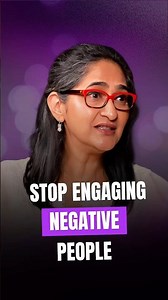 Stop engaging negative people