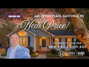 NEW IMPROVED PRICE! 664 Tryon Place, Gastonia, NC (Governors Square)