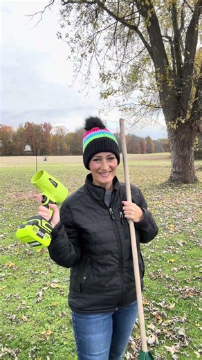 Thar she blows! This little handheld leaf blower from Seese packs a punch!