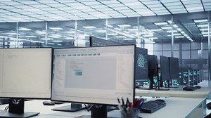 Code Running On Computer Screens Empty Stock Footage Video (100% Royalty-free) 3638831685 | Shutterstock