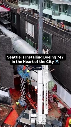 Boeing 747 Honored With Jet Install in Seattle 🛩️ | USA Scoop