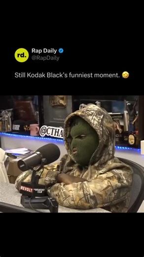 Rap Daily on Instagram: "(2018) Never forget Kodak Black’s classic “I hope so” line from his Breakfast Club interview. 😂 (📹 The Breakfast Club / YouTube)"