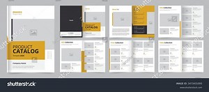 Modern Product Catalog Design Template Furniture Stock Vector (Royalty Free) 2473431093 | Shutterstock