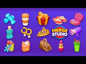 Merge Studio: Fashion Makeover Gameplay | Stylish Puzzle Match Game for Android