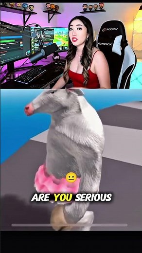 Roblox Girl Screams at This Jump-Scare 🤫