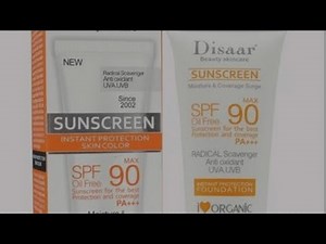 protetor solar DISAAR proteção 90 presta?