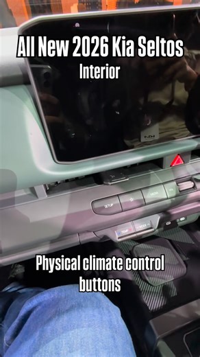 SB | Physical controls in a modern car 😭, the switchover to screen for everything is nothing but pain. #kia solves it with tactile physical... | Instagram