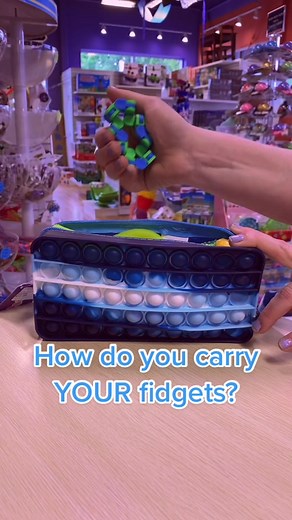 How many different fidgets can you fit in a #popit case? #fidgettoys #popits #chattanooga #toys #school