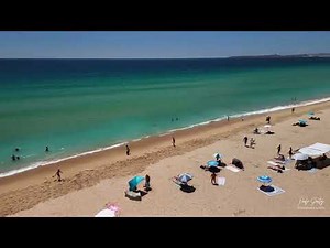 Stunning 4k Aerial Views Of Alvor Beach