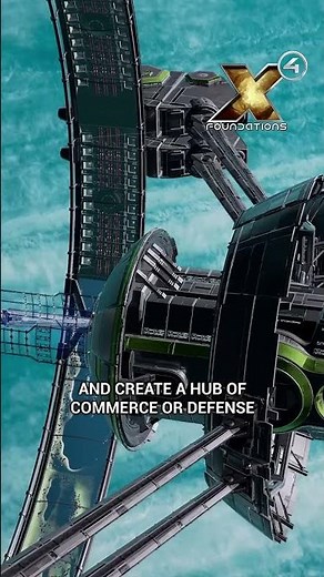 Design your own space stations in #X4Foundations after unlocking blueprints 🏗️ #shorts #gaming