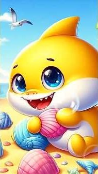 Baby Shark do do do (Sea Shells Version) | Nursery Rhymes | Kids Songs | Fun Cartoon song🦈🐚