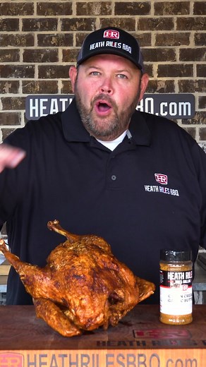 Deep Fried Cajun Turkey Injected with our homemade Creole injection, seasoned with our Cajun Creole Garlic Butter Rub, and then deep fried! This bird was juicy, packed with flavor, and had a good, crispy skin. Full recipe at the link in our bio. #heathrilesbbq #pitmasterheathriles #heathrilesbbqproducts #bbq #food #grilling #cooking #thanksgiving #turkey #deepfried #recipes #fyp #foryoupage #bbqtiktok