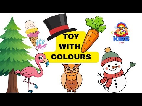 Learn 10 Colors with Toys | Fun Color Learning Video for Kids l KidTory Learning Video