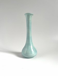 Vintage Celadon Ceramic Bud Vase - Etsy