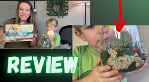 Watch Watch us build and review this night light Dino terrarium on Amazon Live
