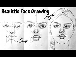 Draw a Pretty Face Step-by-Step (Super Easy)