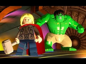 LEGO Marvel's Avengers - Asgard Hub Free Roam Gameplay