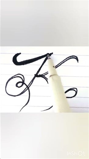 Beautiful Calligraphy Letter K ✍️