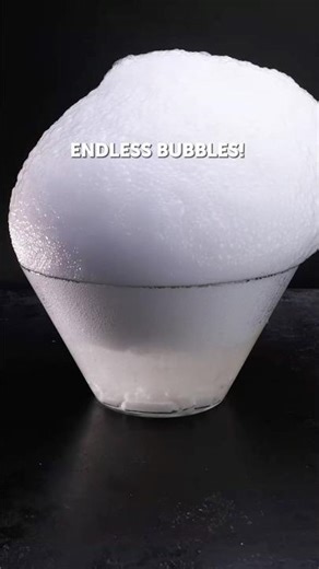 Dry ice bubble 🫧 #science #experiment #learning #scienceexperiment