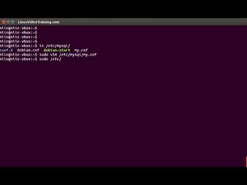 4 MySQL Video Tutorial MY CNF
