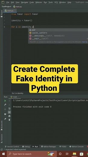 Create a Complete Fake Identity Using Python
