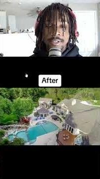 rappers houses🏠 before and after fame! 🤯 #shortvideo #foryou #feedshorts