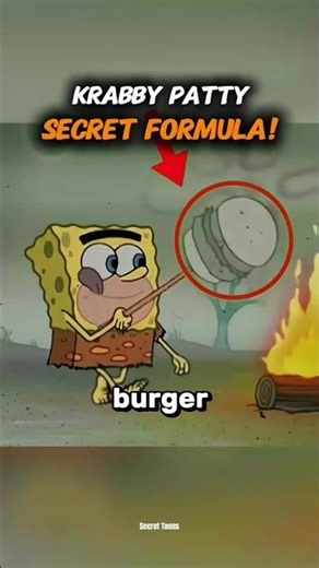 Krabby Patty: The Secret Formula, Revealed!! 😱☠️ #SpongeBoBSecret #KrabbyPattySecret