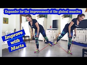 Expander for the improvement of the gluteal muscles - Improve with Marta
