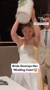 47K views · 83 reactions | Bride throws her wedding cake!  | Four Nine | Facebook