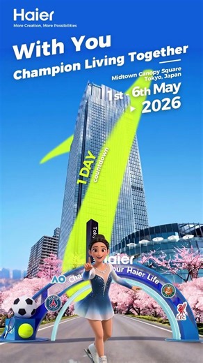 ⚡ Haier Japan POP-UP Event – 1 Day to Go!