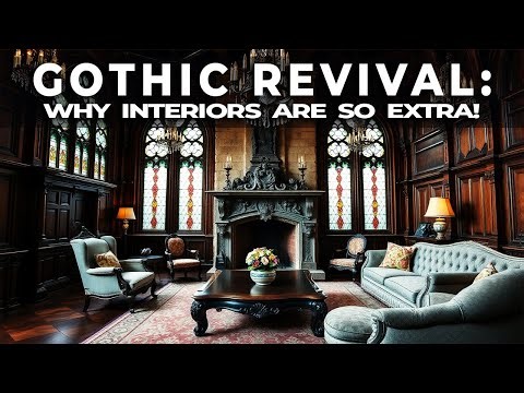 Why Gothic Revival Interiors Are So Extra!