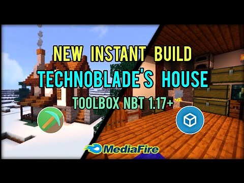 Technoblade's House Dream SMP: New Toolbox And Horion Instant Build Nbt Minecraft 1.18+