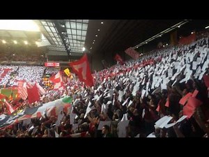 Anfield Sings Amazing Version Of Liverpool FC's "You'll Never Walk Alone" vs Villarreal (May 2016)