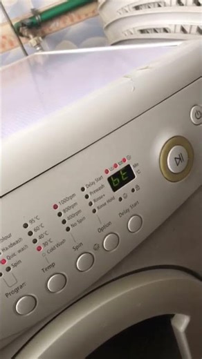 how to fix error bE on samsung washer