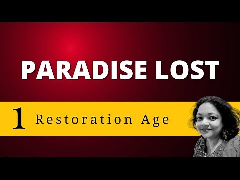Paradise Lost | Puritan and Restoration Age | Lecture 1 #paradiselost #johnmilton